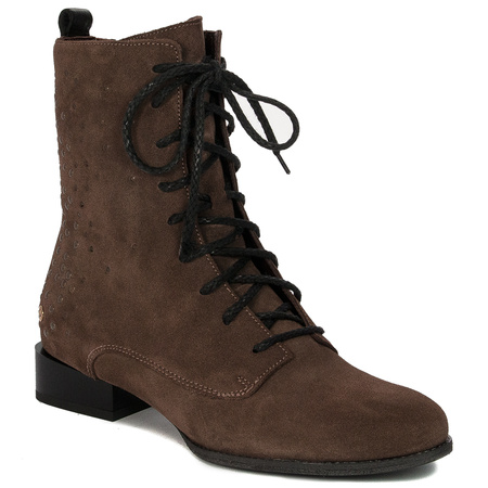Maciejka Brown Leather Boots 05681-02/00-3