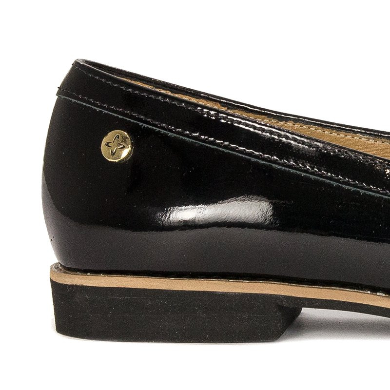 Maciejka Black Flat Shoes 04099-01/00-5