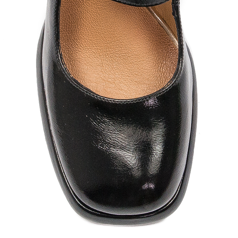 Maciejka Black Leather Pumps 06231-01/00-1