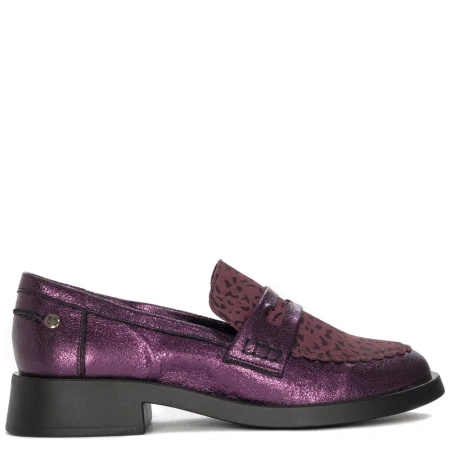 Maciejka Women's Shoes Burgundy Leather Lords 06250-23/00-1