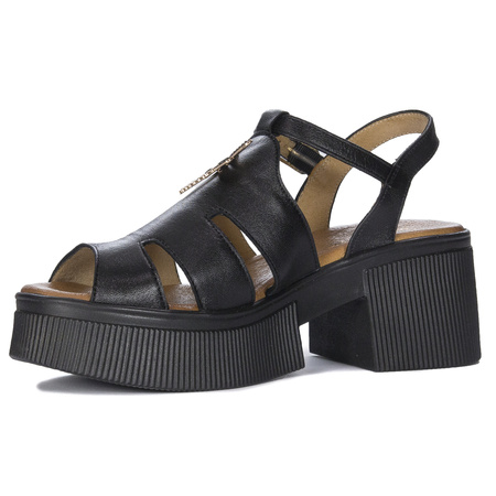 Maciejka Black Sandals 06548-01/00-5