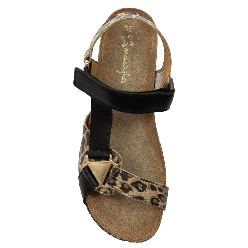 Maciejka Women's Leather Sandals Black