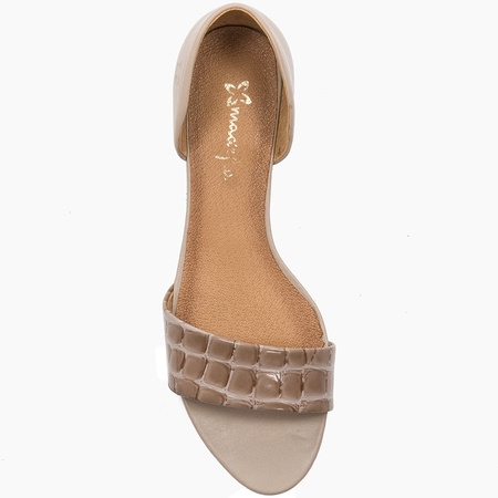 Maciejka Dark Beige Sandals 01971-62/00-5