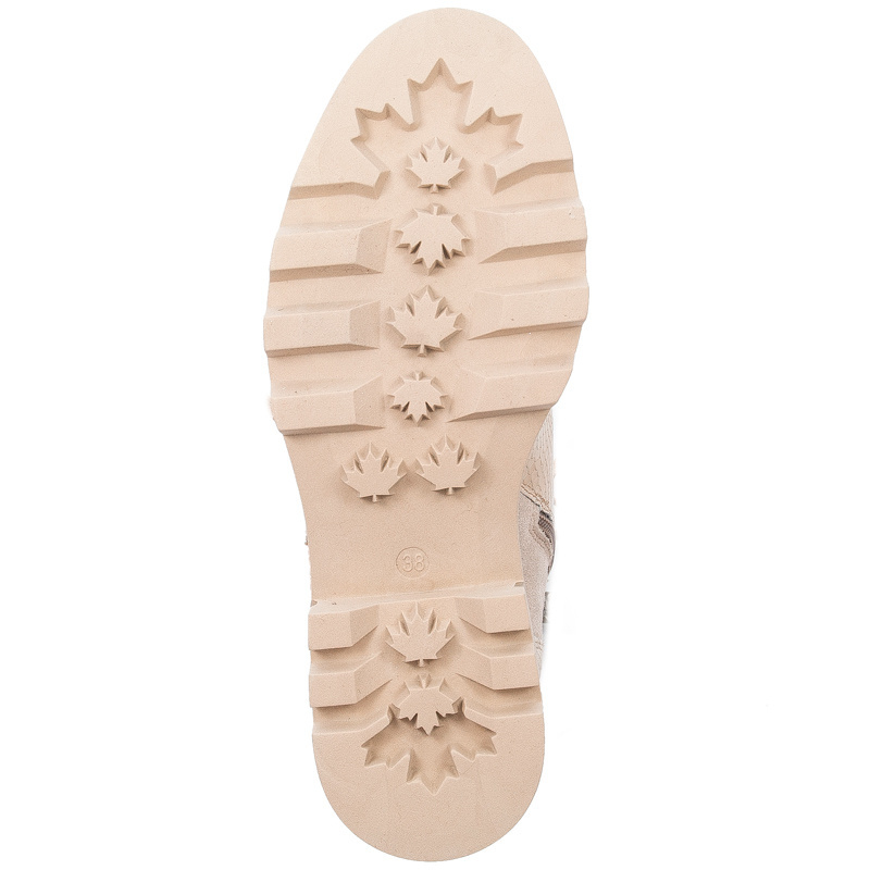 Maciejka 05219-04/00-3 Beige Lace-up Boots