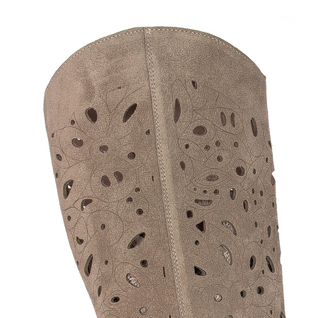 Maciejka women's Beige Knee-High Boots