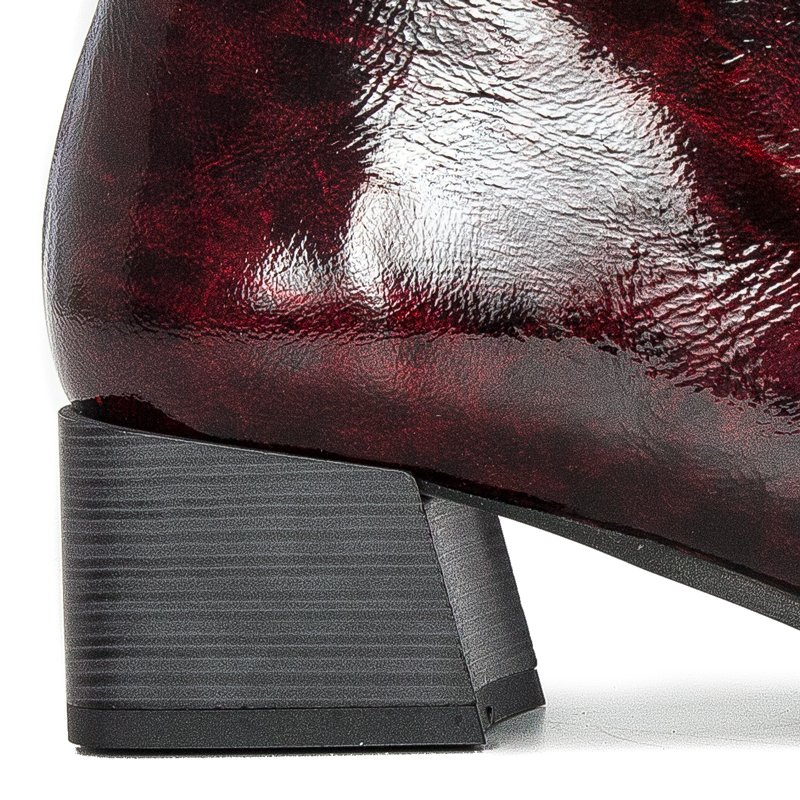 Maciejka Burgundy Boots 04777-23/00-3