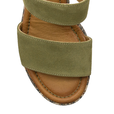 Maciejka Olive + Flowers Sandals 06089-24-00-1