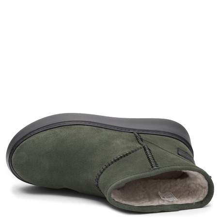 Maciejka Genuine Suede Women's Insulated Platform Ankle Boots Green 6257W-05/00-4