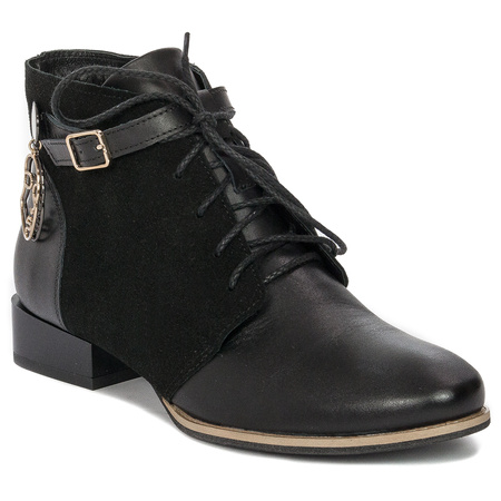 Maciejka Black Leather Boots 5743A-01/00-7