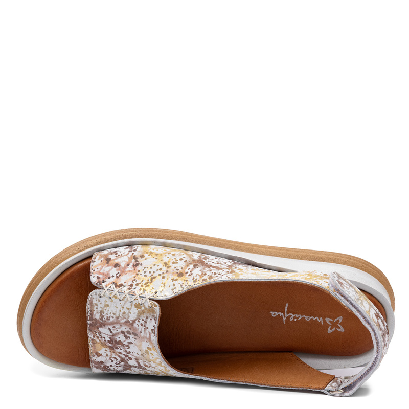 Maciejka Exclusive Leather Wedge Sandals Multicolor L7631-11/00-1