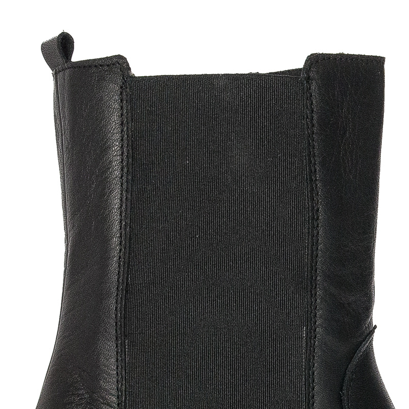 Maciejka Black+Dark Beige Boots 05746-10/00-7