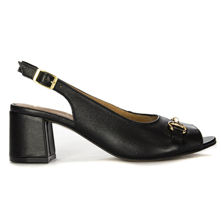 Maciejka Black Sandals 06569-01/00-5