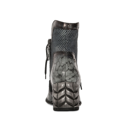 Maciejka Women's Leather Boots Ash White