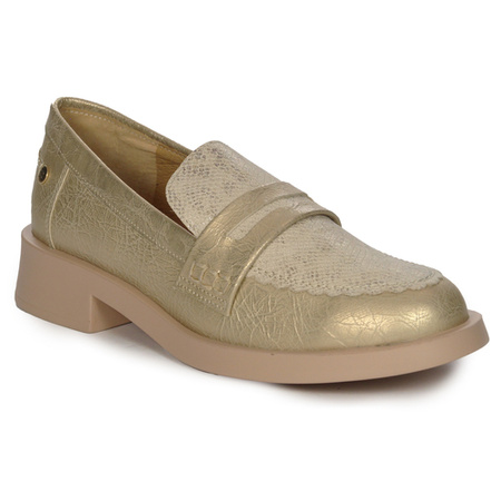 Maciejka Women's Shoes Gold Leather Lords 06250-25/00-1