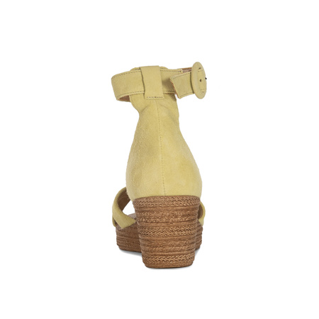 Maciejka Women's Leather Sandals Yellow