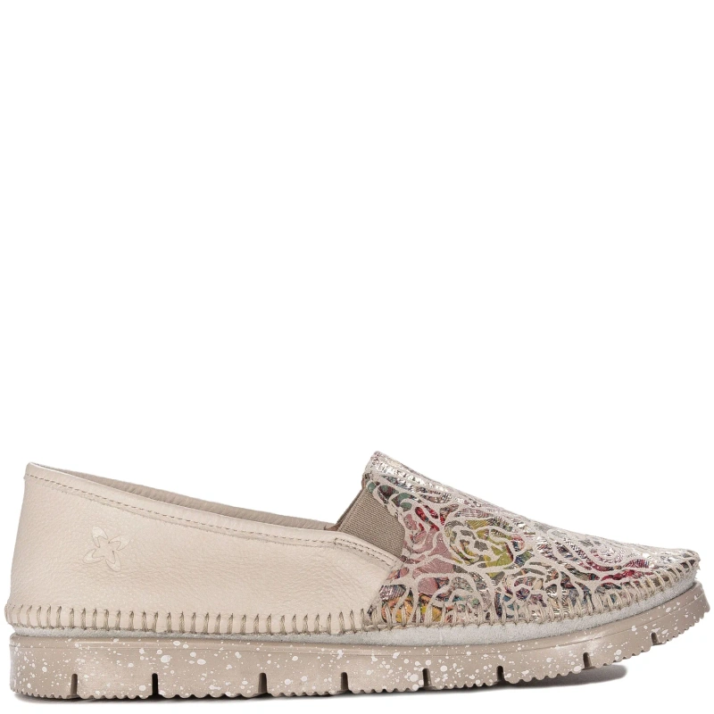 Maciejka Beige Multi Wonem's Low Shoes