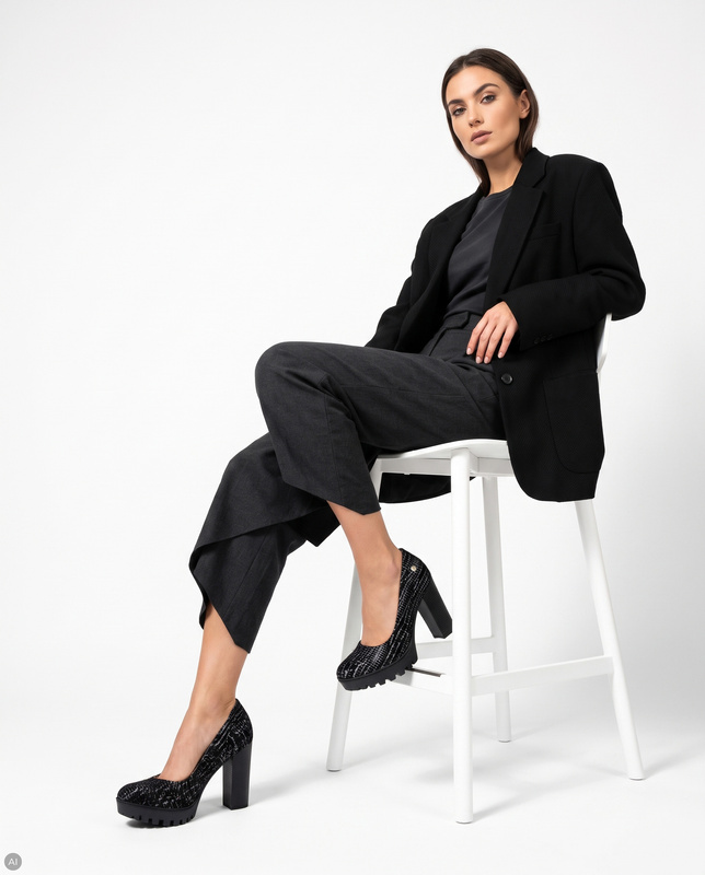 Maciejka Leather Classic Elegant Pumps Black 2629W-11/00-1