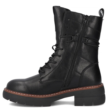 Filippo Women's Black Leather Boots