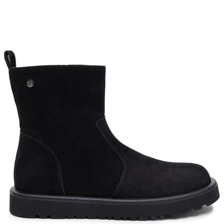 Maciejka Leather Ankle Boots Classic Elegant Black K7800-01/00-7