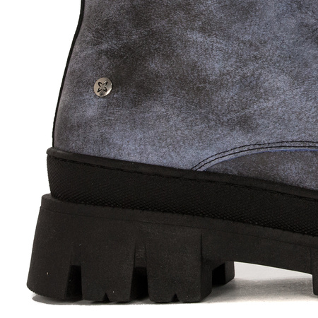 Maciejka Dark Blue & Black Boots 05693-06/00-3