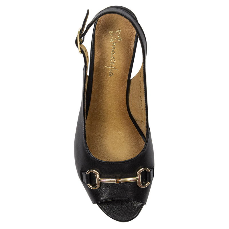 Maciejka Black Sandals 06569-01/00-5