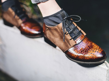 Maciejka leather Brown Lace-up Boots