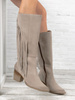 Maciejka Dark Beige Knee-High Boots 05774-10/00-6