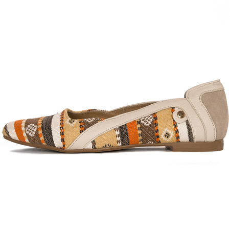 Maciejka Navy Beige Ballerina 05917-17/00-1