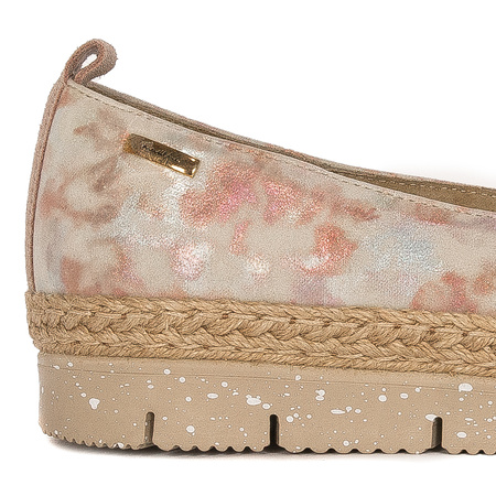 Maciejka Women's Leather Espadrilles Beige
