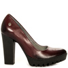 Maciejka Formal Pumps in Natural Leather Burgundy 02629-23-00-1