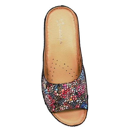 Maciejka Multicolor Women's Leather Slides