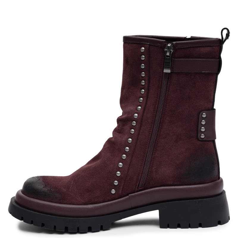 Maciejka Women's Natural Leather Ankle Boots Elegant Burgundy K7727-23/00-7
