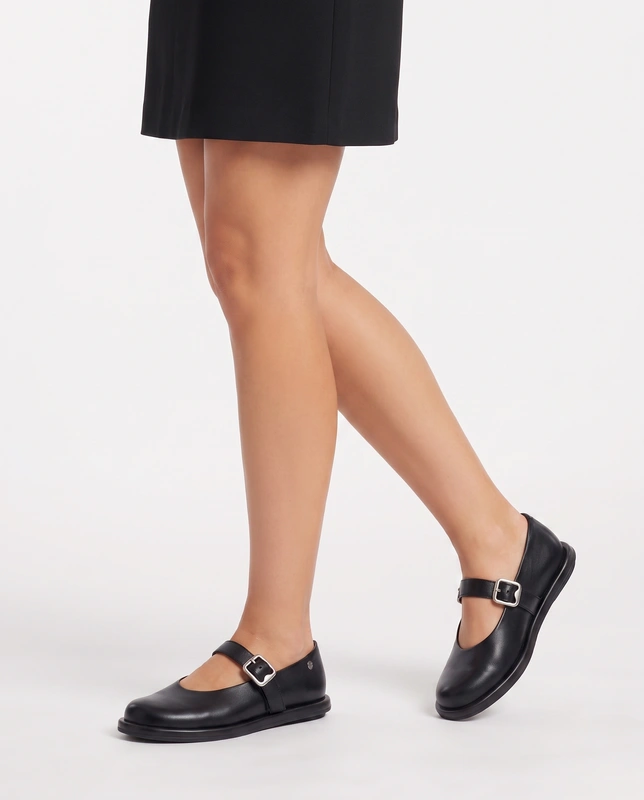 Maciejka Women's Leather Low Shoes Black K7773-01/00-1
