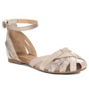 Maciejka Beige Flowers Sandals 