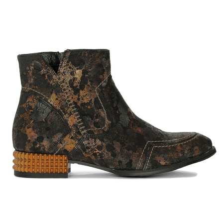 Maciejka Women's Copper-Black Ankle Boots