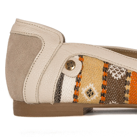 Maciejka Navy Beige Ballerina 05917-17/00-1