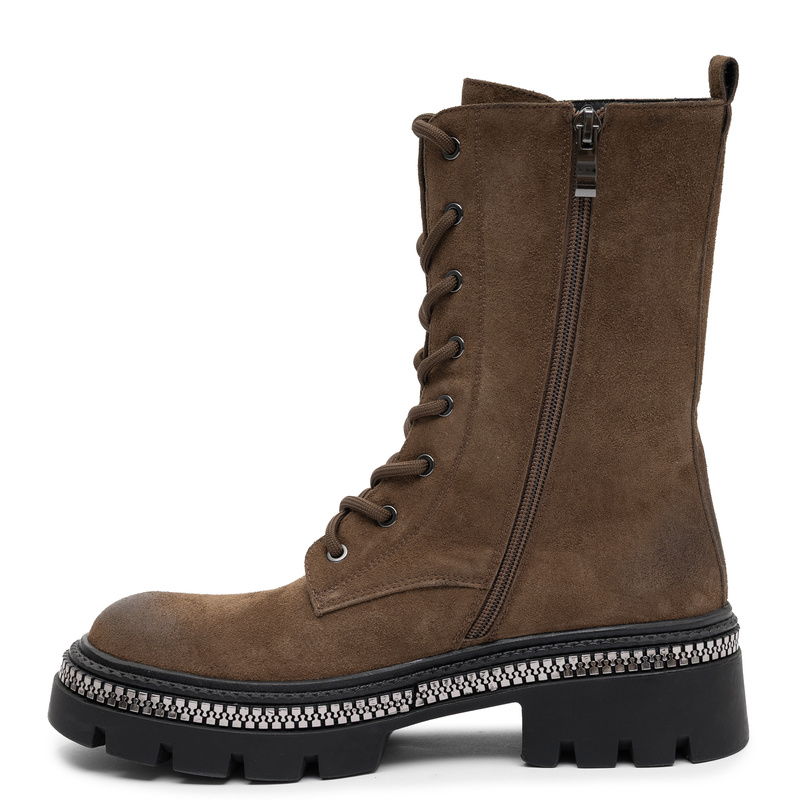 Maciejka Leather Ankle Boots Suede Brown K7808-12/00-7