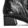 Maciejka Ankle Boots Patent Leather Low Block Heel Black 04777-20/00-3