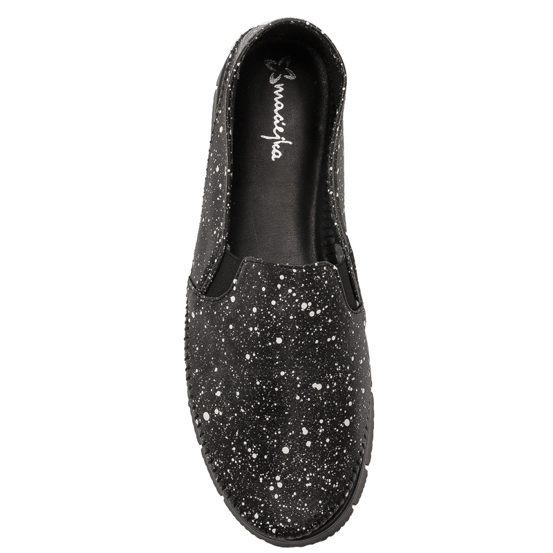 Maciejka Black with Dots Low Shoes 3512W-04/00-5
