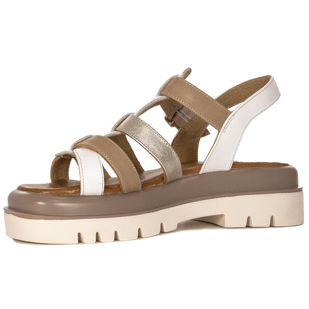 Maciejka Ginger and White Sandals 06101-11-00-5