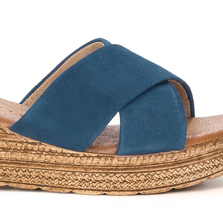 Maciejka Navy Sandals 04565-06/00-5