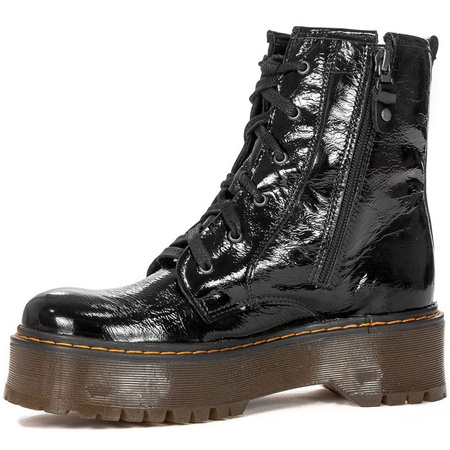 Maciejka Black leather women's Boots