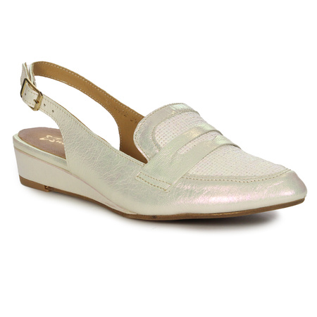 Maciejka Leather Light Beige Women's Sandals 06472-22/00-1