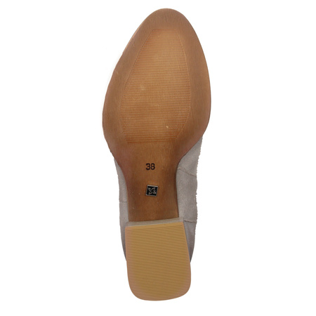 Maciejka Beige Knee-High Boots 06467-04/00-1