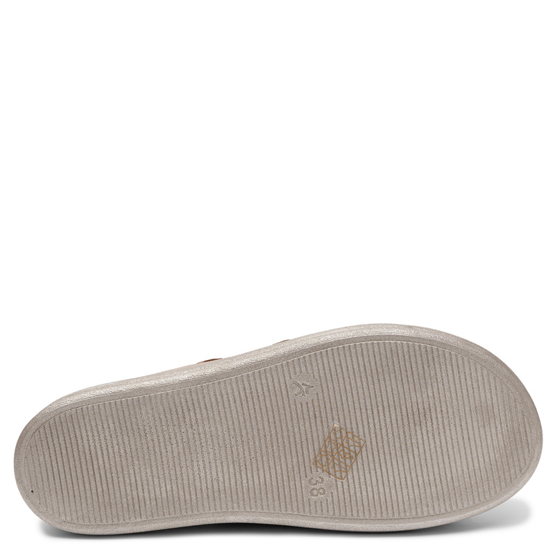 Maciejka Leather Platform Mules Orange L7630-29/00-1