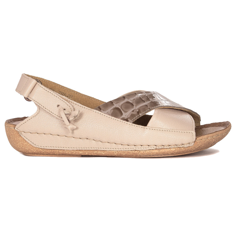 Maciejka Leather Beige women's Sandals