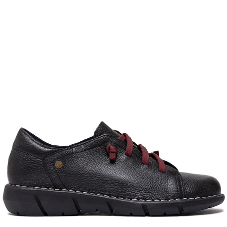 Maciejka Woman's Black Leather Shoes