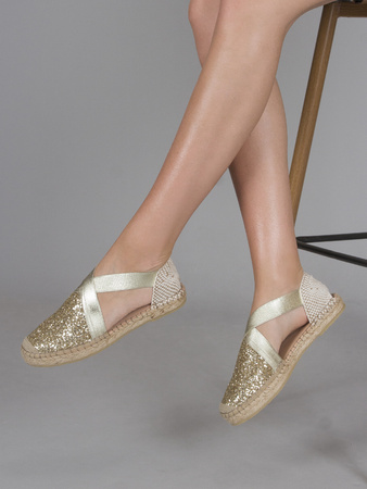 Maciejka Women's Gold Espadrilles F6528-25/00-0
