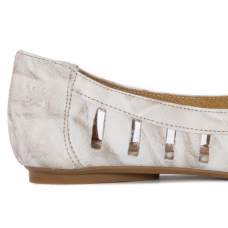 Maciejka Beige Grey Ballerina 04506-04/00-5