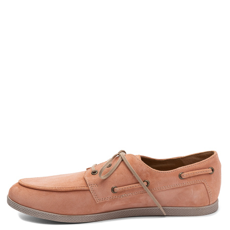 Maciejka Leather Suede Boat Shoes Orange 07799-33/00-1